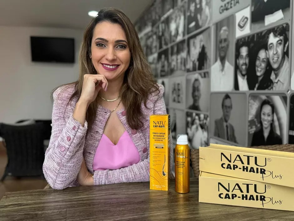 Raquel Rodrigues farmacêutica responsável por desenvolver o tônico capilar Natucap Hair – Foto divulgação