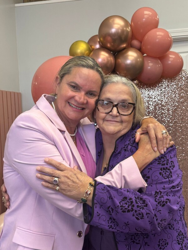 Cida Arruda e Dona Carmen - Foto; Reprodução 